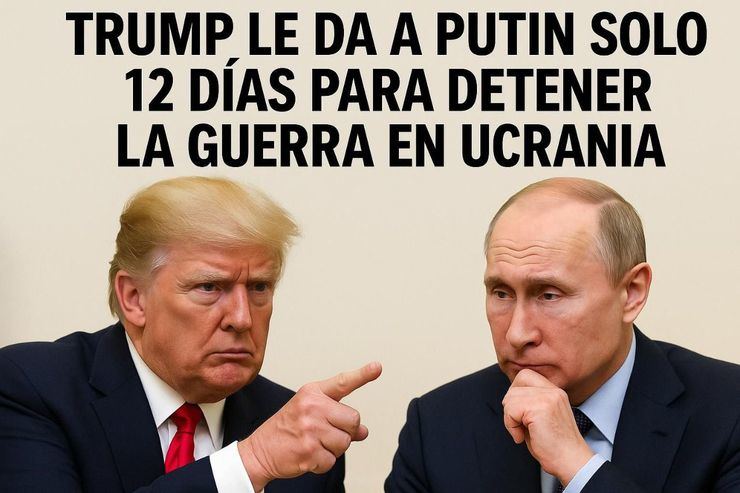 Ultimátum: Trump le da a Putin solo 12 días para detener la guerra en Ucrania