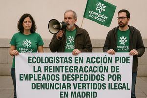 Ecologistas en Acción pide la reintegración de empleados despedidos por denunciar vertidos ilegales en Madrid