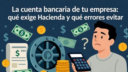 La cuenta bancaria de tu empresa: qué exige Hacienda y qué errores evitar