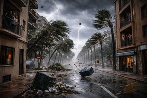 Alerta roja por vientos huracanados en Castellón y otras regiones de España