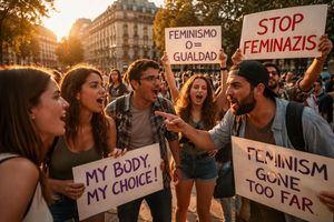 Más de la mitad de los jóvenes hombres consideran el feminismo como manipulación política