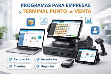 Programas para empresas y terminal punto de venta: soluciones para mejorar la gestión comercial