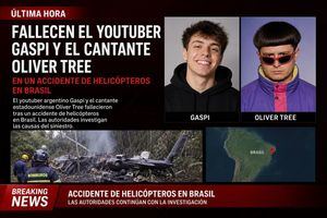 Fallecen el youtuber Gaspi y el cantante Oliver Tree en un accidente de helicópteros en Brasil