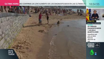 [VÍDEO] Agreden en directo un periodista de laSexta en la Playa de la Concha de San Sebastián