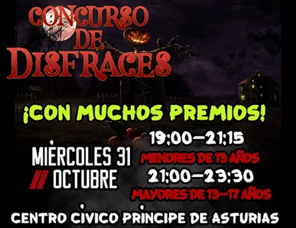 Fiesta de Halloween en el Centro Cívico Príncipe de Asturias en Villanueva del Pardillo