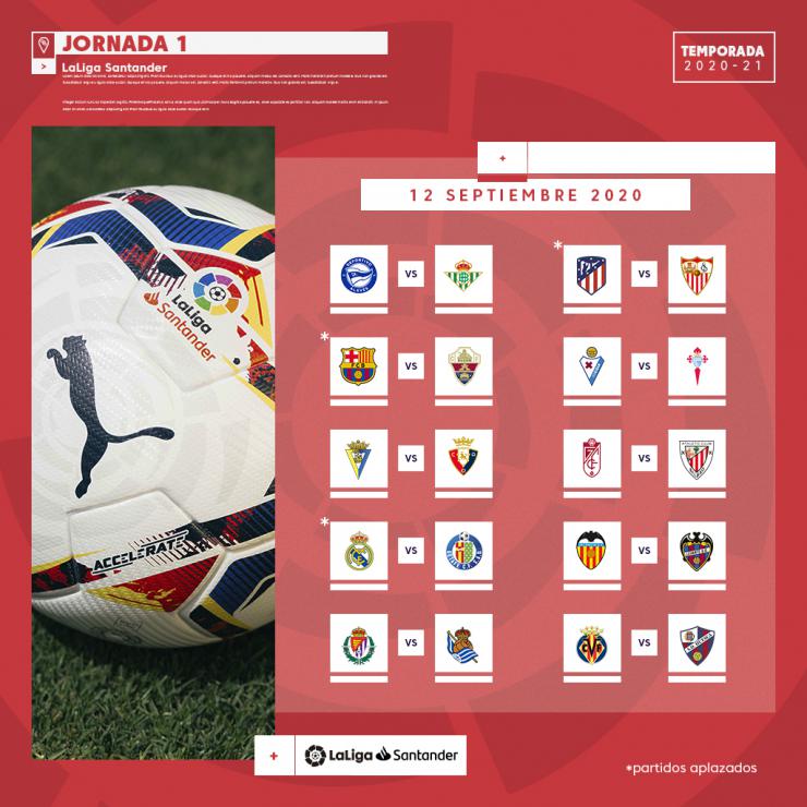 Descubre el calendario oficial de LaLiga Santander 2020/21