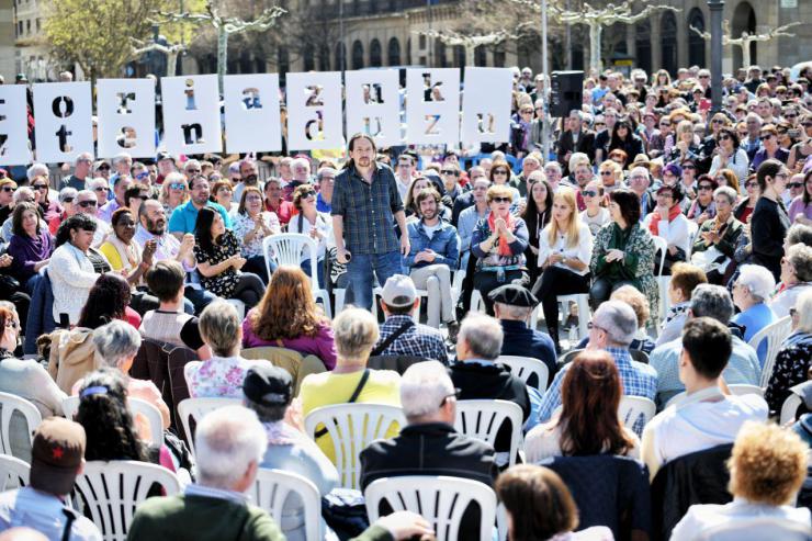 Pablo Iglesias aboga por una banca pública