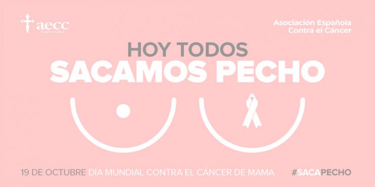 'Saca pecho' por todas aquellas mujeres que se enfrentan al cáncer de mama