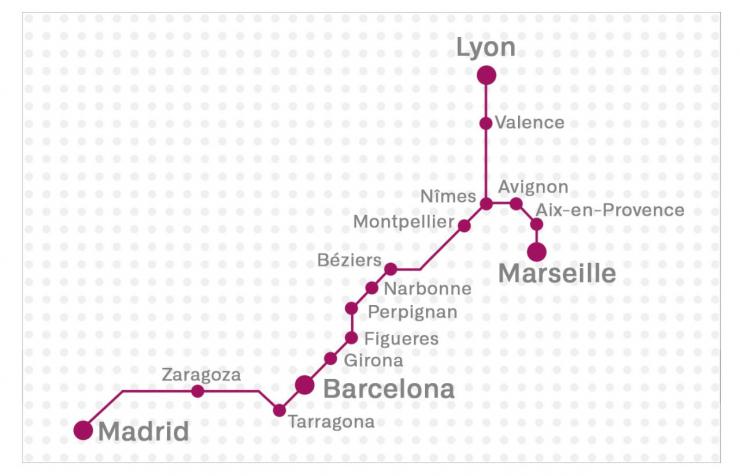 Renfe vende medio millón de billetes para sus trenes AVE en Francia