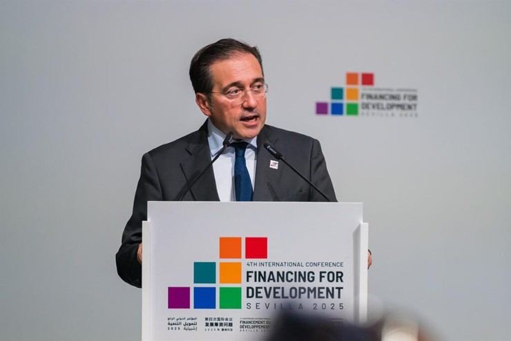 Albares exige a las naciones cumplir con el 0.7% del PIB para ayuda al desarrollo