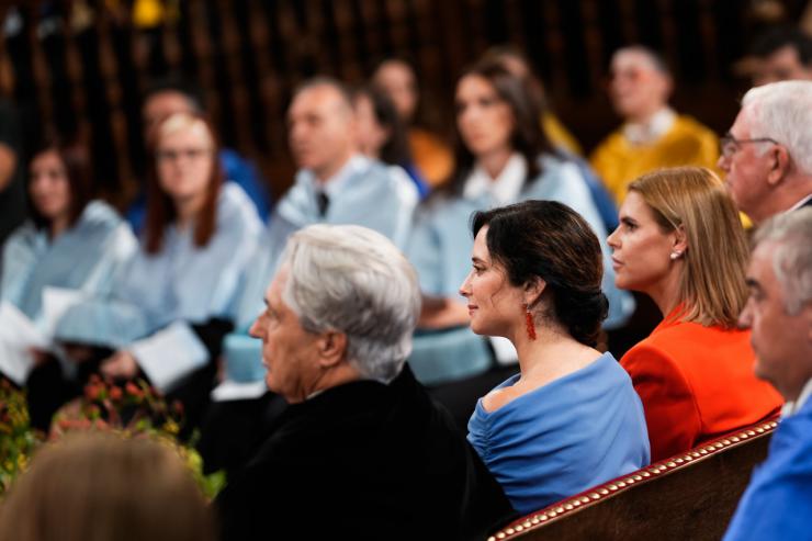 Ayuso ignora las protestas por la crisis de la universidad pública en Madrid