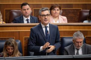 Bolaños insta al PP a apoyar el decreto anticrisis por coincidencias en las medidas propuestas