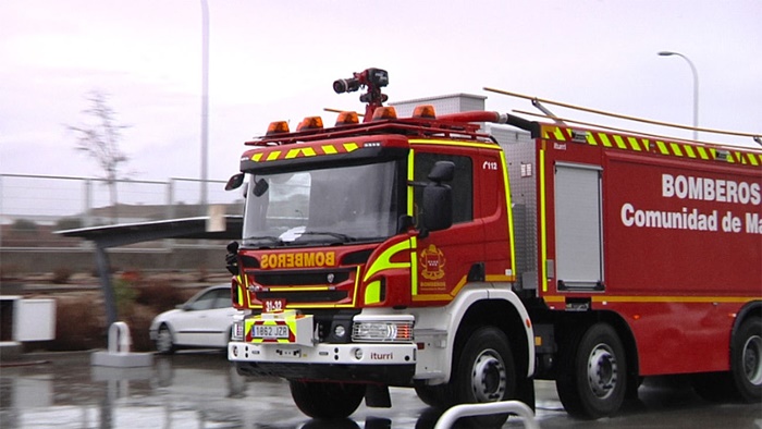 El número de intervenciones de los bomberos de la Comunidad de Madrid por incendios en 2018 descendió un 15,8 %