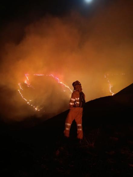 Cantabria se enfrenta a 60 incendios forestales provocados en un solo día