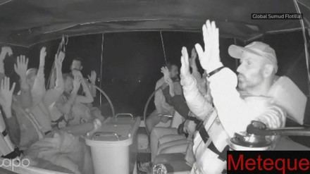 Protestas con cargas policiales en Barcelona por la interceptación de la Flotilla hacia Gaza