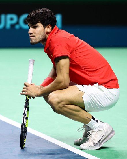 Carlos Alcaraz se pierde la Copa Davis por una lesión en el muslo derecho