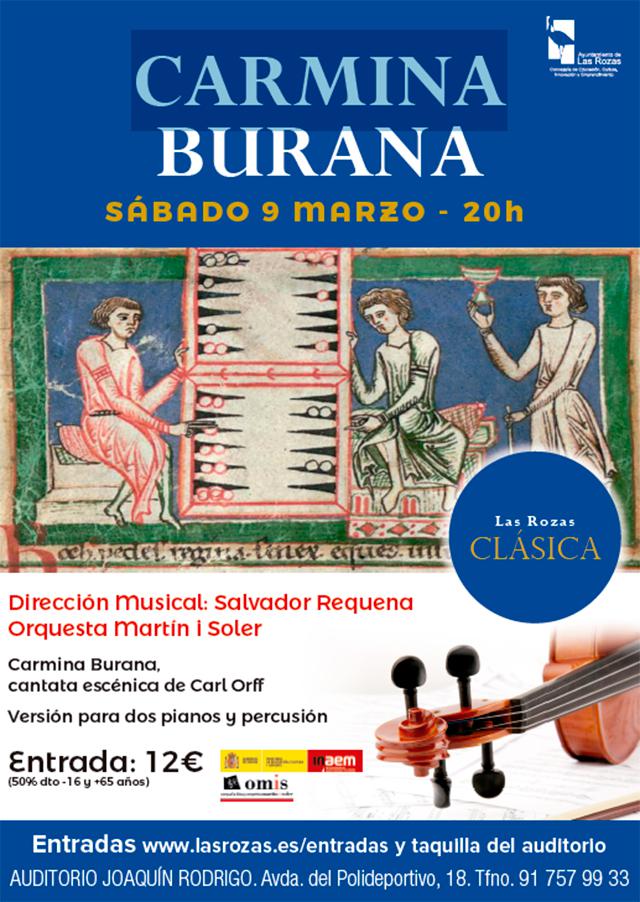 Las Rozas Clásica ofrece este sábado “Carmina Burana”