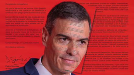 La misiva de Sánchez a la militancia socialista tras las 'traiciones' que sacuden al partido