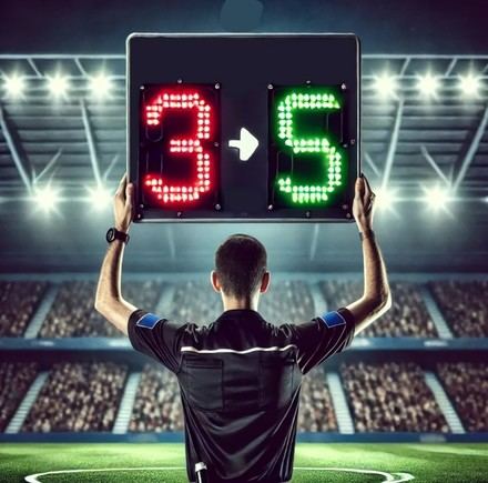 Las cinco sustituciones en fútbol incrementan el rendimiento físico de los jugadores