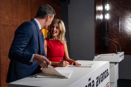 El Gobierno y Sumar elogian a Yolanda Díaz tras su renuncia a ser candidata en las próximas elecciones generales