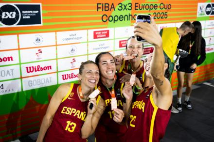 España se lleva el bronce en la Copa de Europa 3x3 femenino