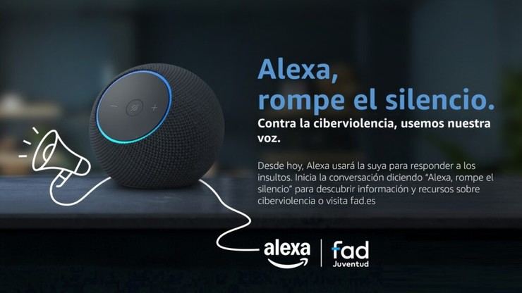 Amazon y Fad Juventud lanzan iniciativa para combatir la ciberviolencia con Alexa