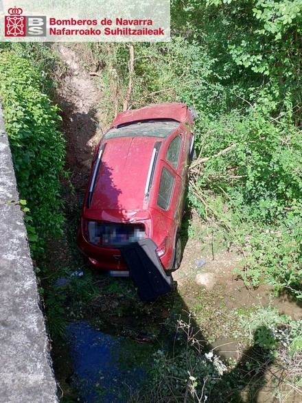 Un hombre de 60 años muere en accidente de tráfico en Esteribar