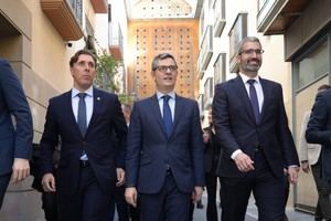 Bolaños inspecciona la construcción del nuevo Tribunal de Instancia en Lorca
