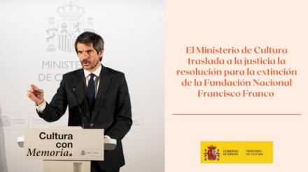 El Gobierno pide la disolución de la Fundación Francisco Franco por 'humillar' a las víctimas
