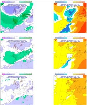 Clima cálido y lluvias variables en abril de 2025 en España