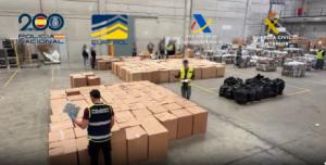 Incautan en Valencia más de 3.200 kilos de marihuana procedente de Canadá