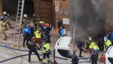 Tragedia en Alcorcón: Regresó al incendio para salvar a su compañero y murió en el intento