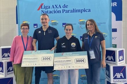 Llopis y Lérida triunfan en la final de la Liga AXA de Natación Paralímpica en Oviedo