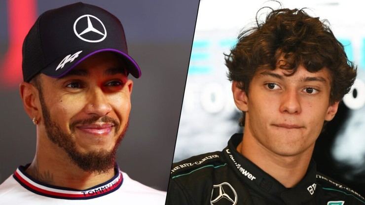 Hamilton deja mensaje emotivo para Antonelli en su nueva habitación de piloto