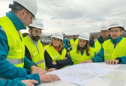 Joan Groizard supervisa la recuperación de la subestación de Catadau en Valencia