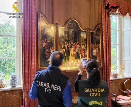 La Guardia Civil recupera 62 obras de arte robadas en Italia