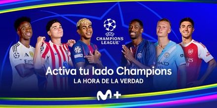 Equipos españoles se enfrentan en octavos de Champions League por Movistar Plus+