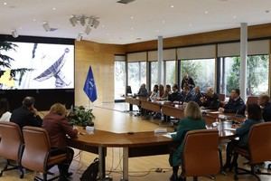 Robles enfatiza la relevancia del dominio espacial en el tercer aniversario de la guerra en Ucrania