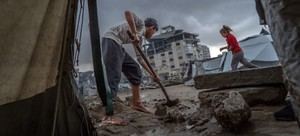 Las severas tormentas invernales agravan la crisis humanitaria en Gaza