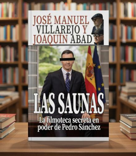 'Las saunas: La filmoteca secreta en poder de Pedro Sánchez', el nuevo libro de Joaquín Abad y José Manuel Villarejo