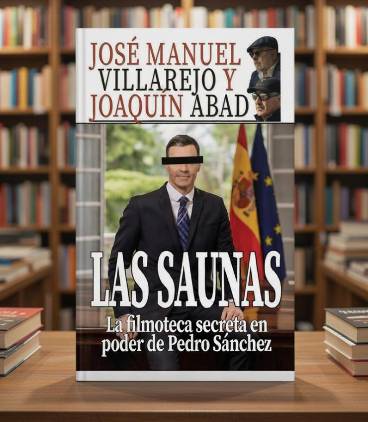 'Las saunas: La filmoteca secreta en poder de Pedro Sánchez', el nuevo libro de Joaquín Abad y José Manuel Villarejo