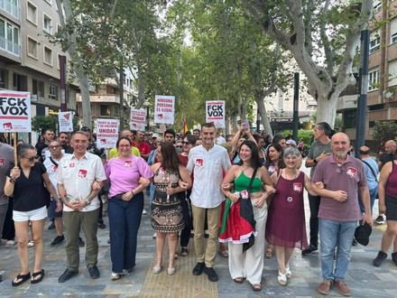 Maíllo destaca la manifestación en Murcia contra el racismo como un triunfo de la democracia