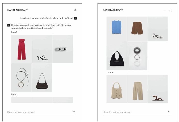 Mango presenta su asistente de moda virtual impulsado por IA