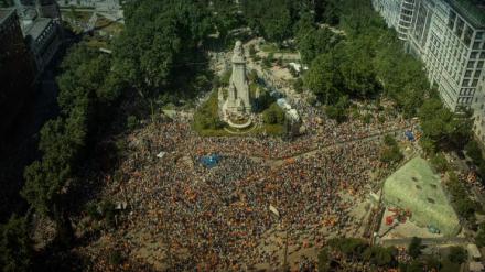 El PSOE critica al PP por llenar la plaza de España de Madrid de odio y no de gente