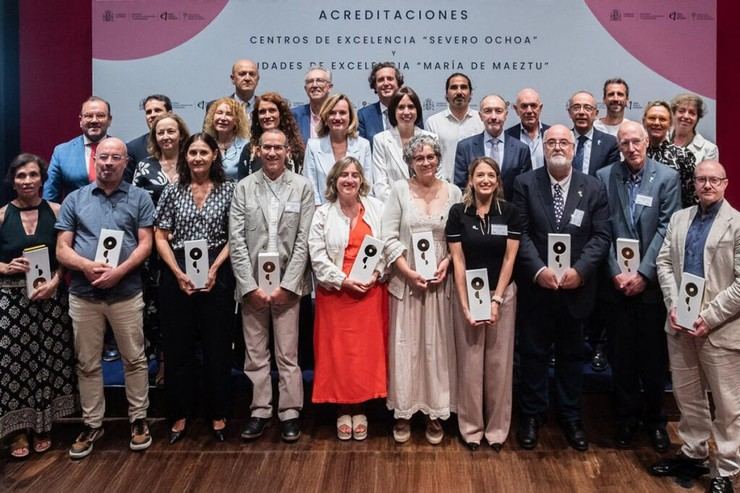 Morant destaca la importancia de la ciencia en España durante la entrega de acreditaciones Severo Ochoa y María de Maeztu