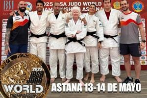 Tres judokas españoles se preparan para hacer historia en el Mundial Paralímpico de Kazajistán