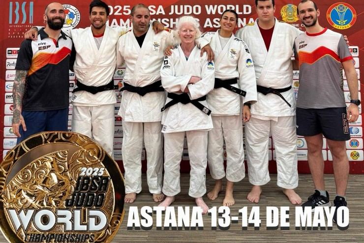 Tres judokas españoles se preparan para hacer historia en el Mundial Paralímpico de Kazajistán