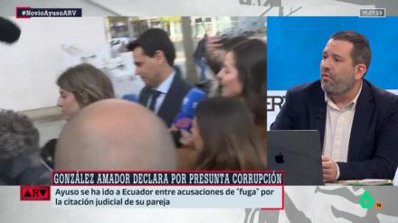Chema Garrido sobre la declaración del novio de Ayuso y su sonada ausencia: 'no hay viaje que tape la verdad'