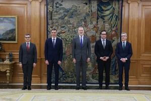 Carlos Cuerpo y Arcadi España asumen nuevos cargos en el Gobierno de Sánchez