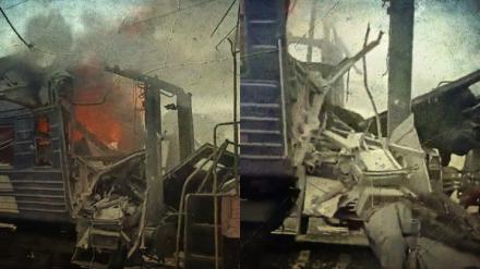 Rusia bombardea un tren en Ucrania y causa decenas de heridos